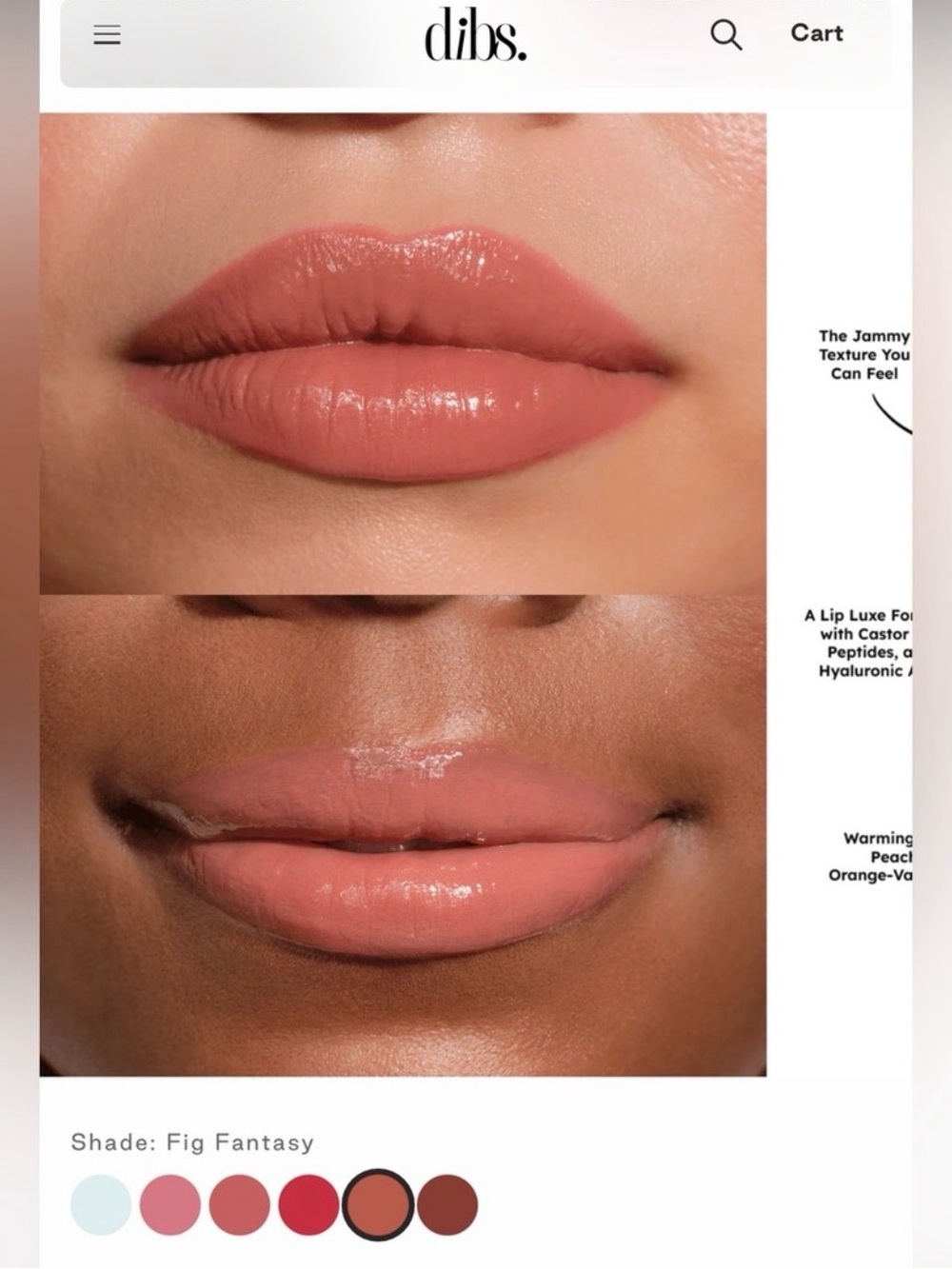 Dibs Jam Jam Lip Plumping Lipstick - Fig Fantasy made in Korea Nude